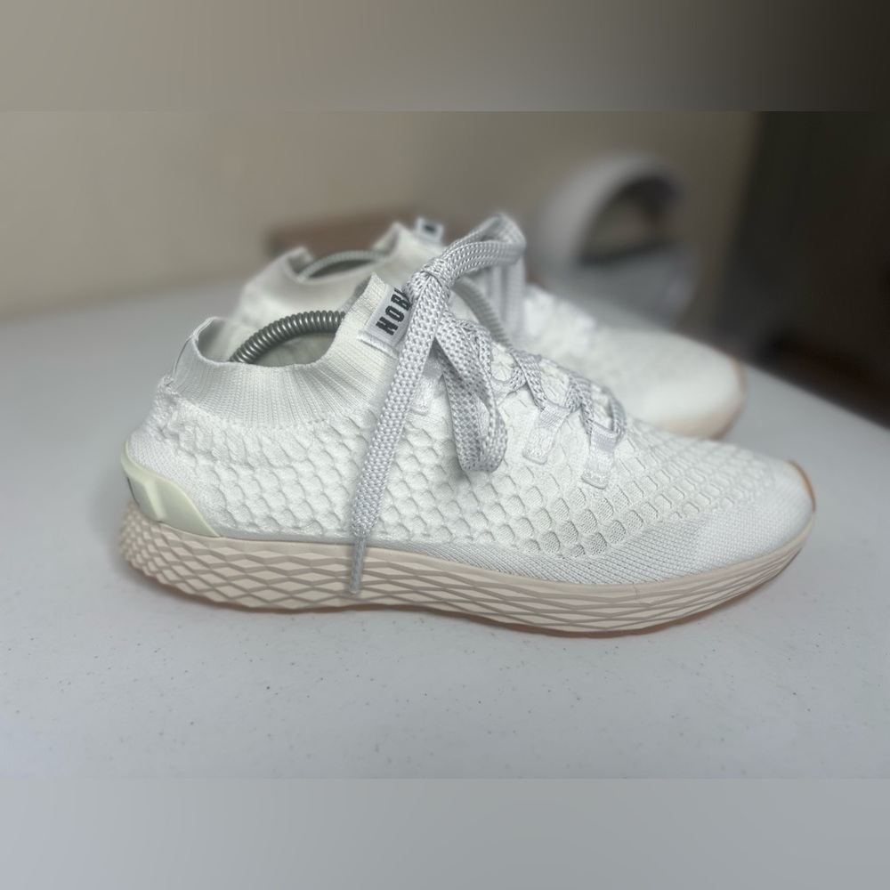 NOBULL Project White Knit Women’s Running Shoes Sneakers Size 10 Hint Of Purple - Picture 10 of 11
